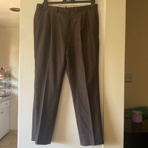 MENS SIZE 34 100% WOOL BROWN TROUSERS MADE IN ITALY🇮🇹🤎